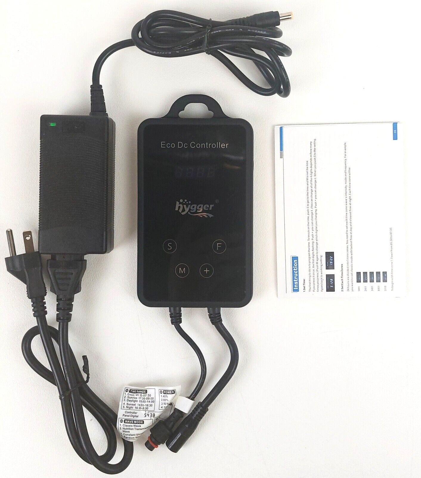 Hygger Eco Dc LED Display Controller for HG-951 and 12V Power Supply Tested