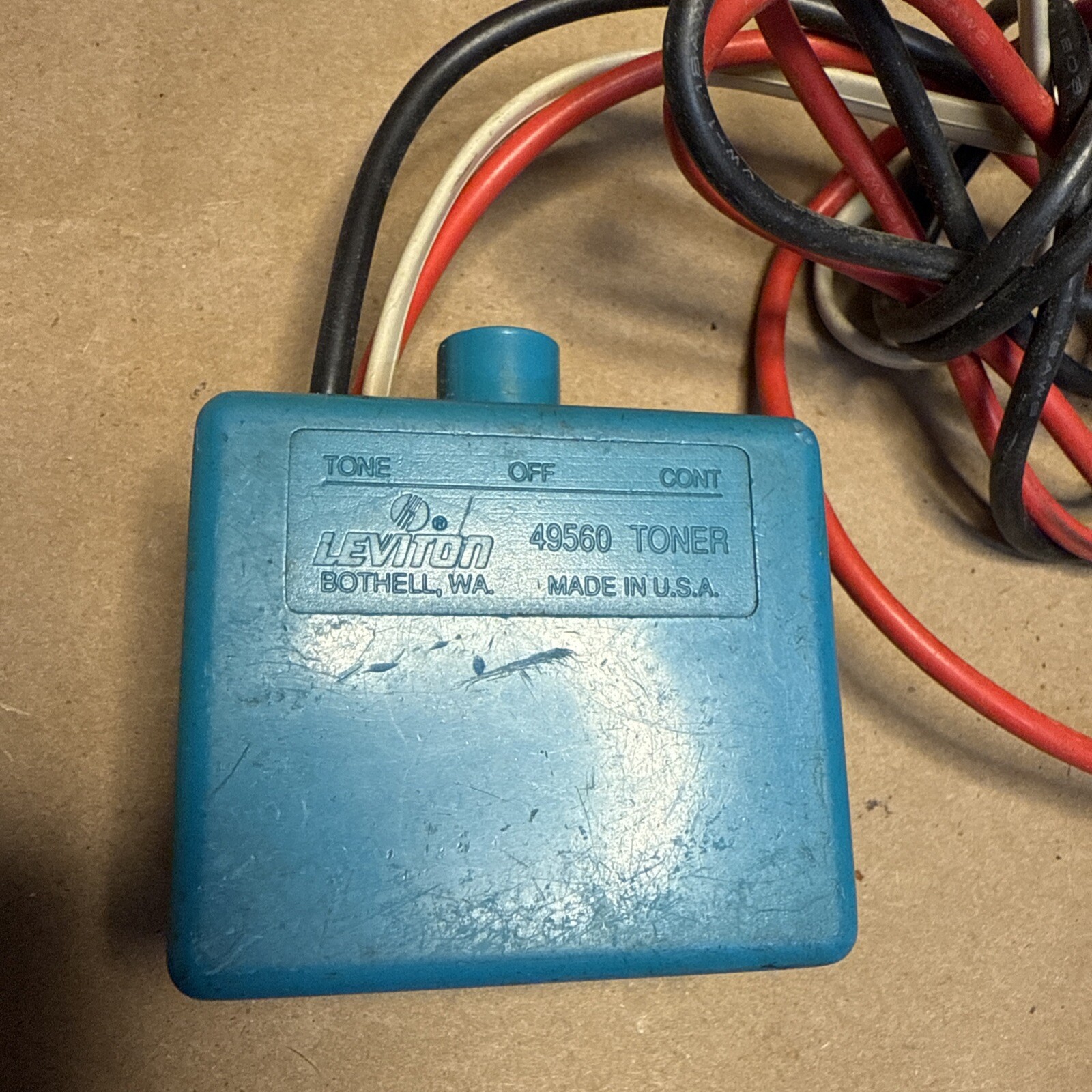 Leviton 49560 Toner Circuit Tester Tool, untested