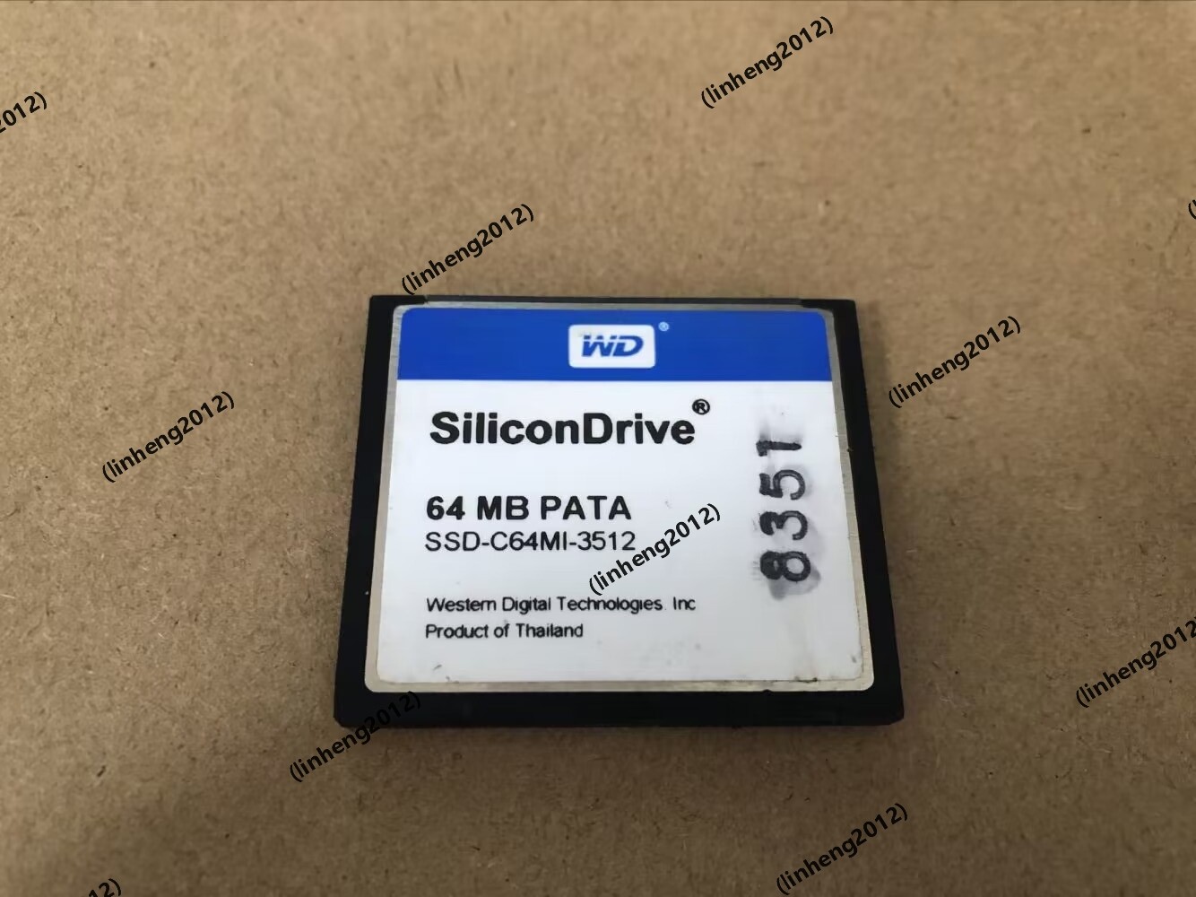 WD SiliconDrive  64MB PATA CompactFlash CF Memory card SSD-C64MI-3512