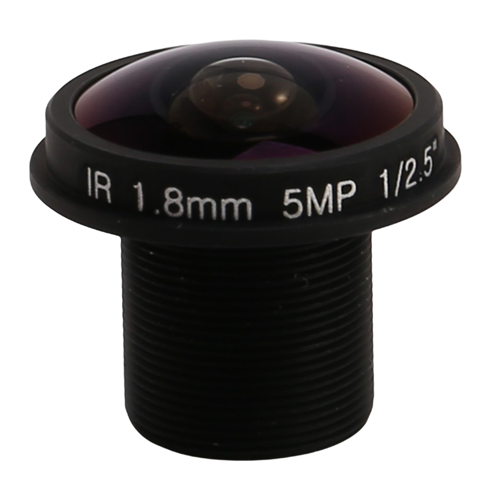 fisheye cctv lens 5MP 1.8mm M12x0.5 mount 1/2.5 F2.0 180 degree for video2999