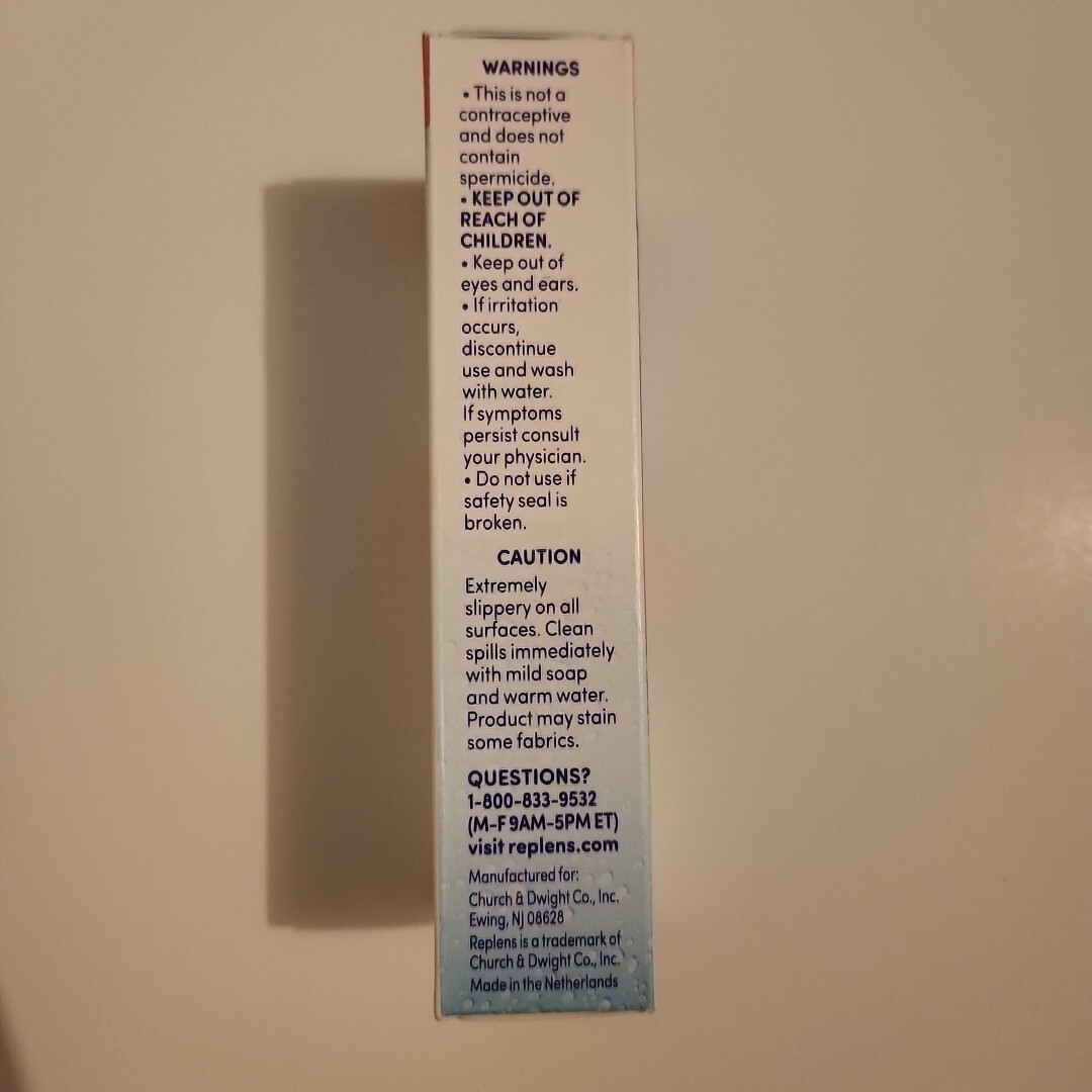 Replens Silky Smooth Personal Lubricant For Continuous Pleasure 2.7 oz Exp 2026+
