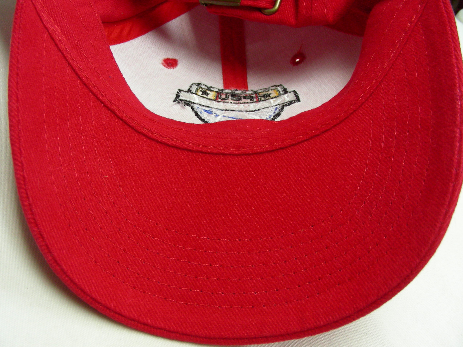 FBU NATIONAL CHAMPIONSHIP - RED - ADJUSTABLE STRAPBACK BALL CAP HAT!