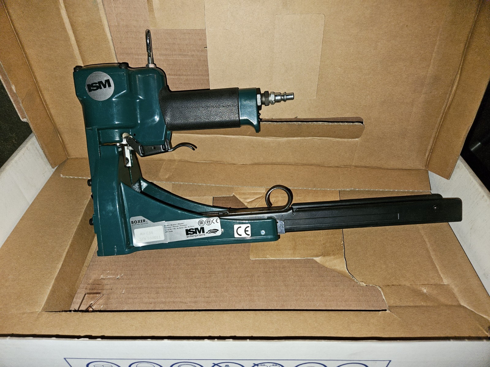 ISM International Stapler A5/8 Staple Machine Box Carton Stapler