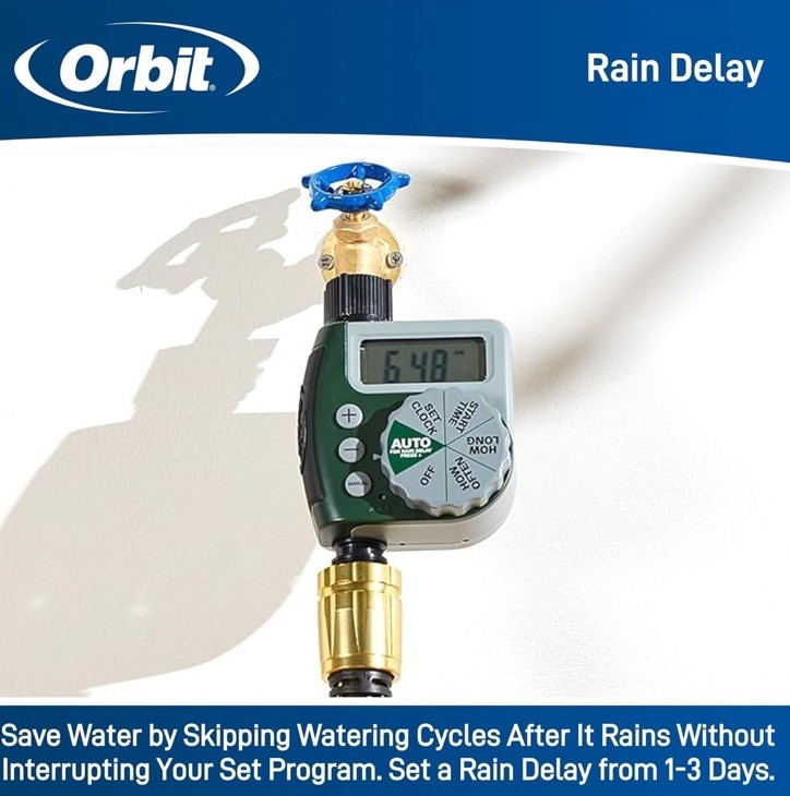 C-3. Orbit 62061Z 1-Outlet Programmable Hose Faucet Timer