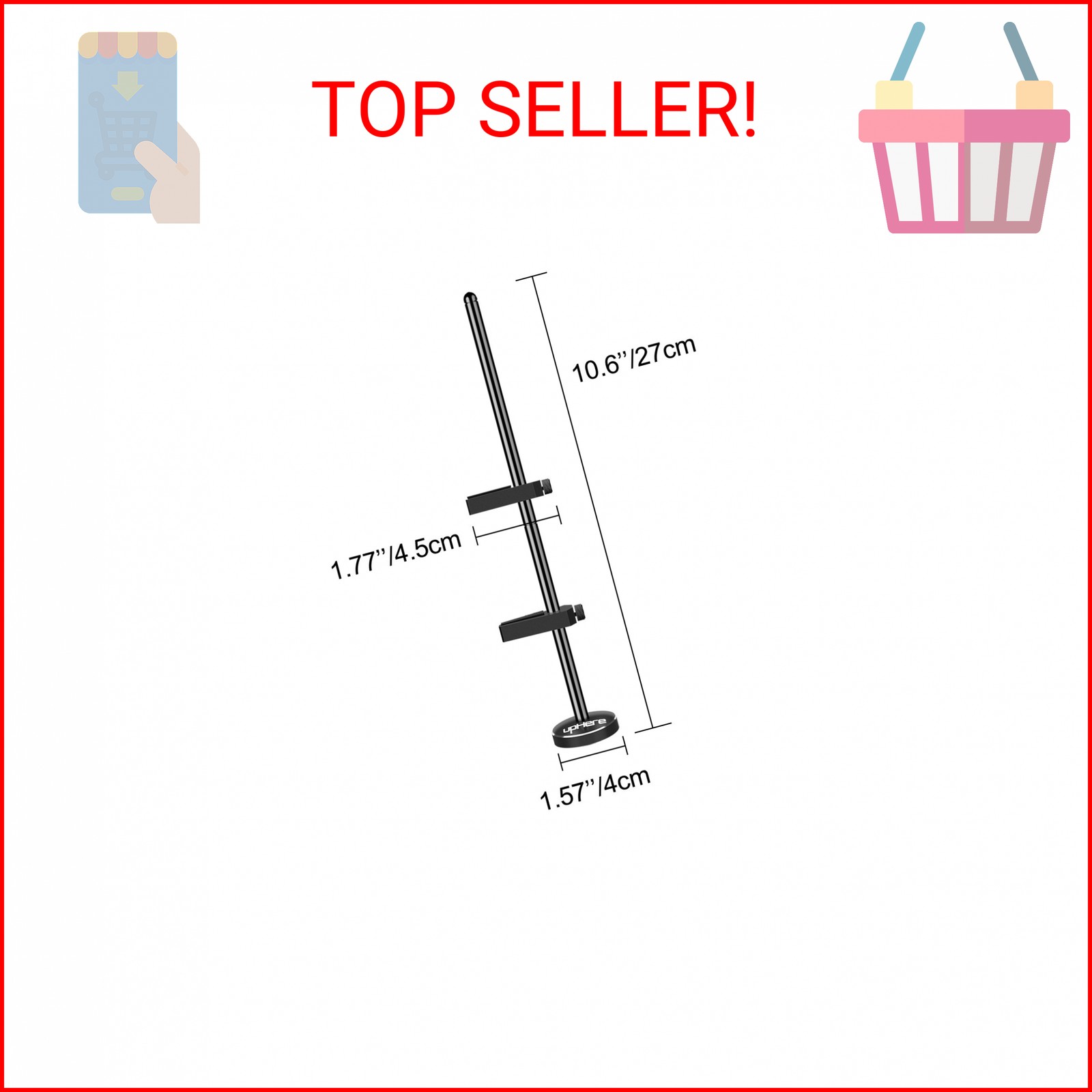 upHere Graphics Card GPU Brace Support Video Card Sag Holder/Holster Bracket, An