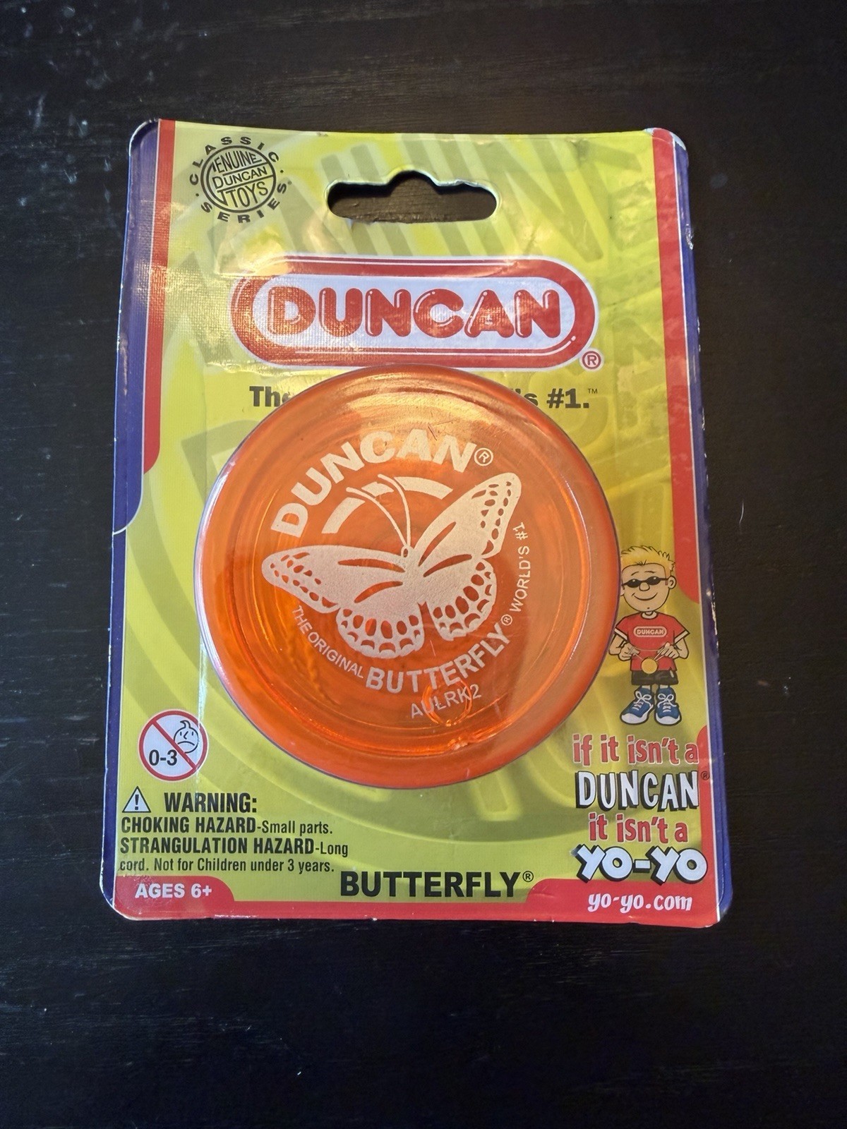 Duncan Butterfly Yo-Yo: Orange New