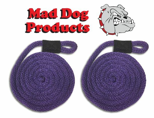 Purple Boating Fender Lines - 1/2" x 6' - Sold in Pairs - Made in the USA