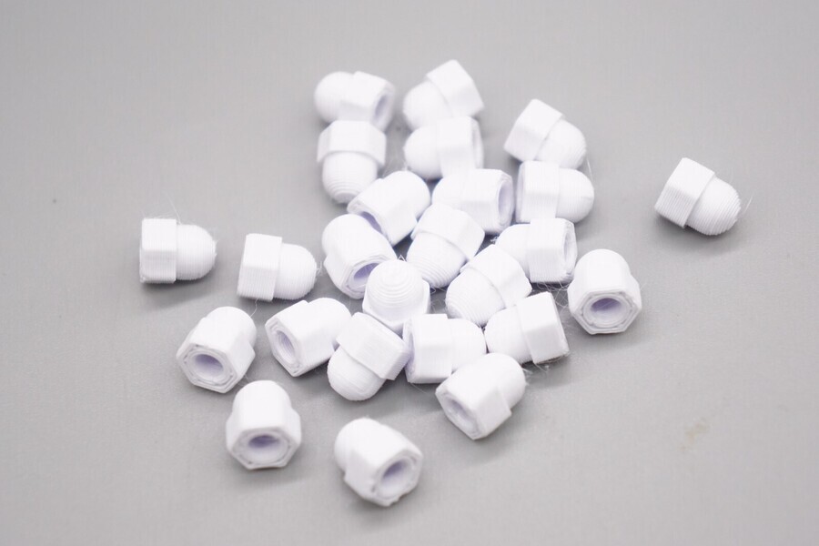 Pinball Machine Playfield Post Caps - Plastic - Acorn Nut - #6-32 / 3.5mm (25pc)