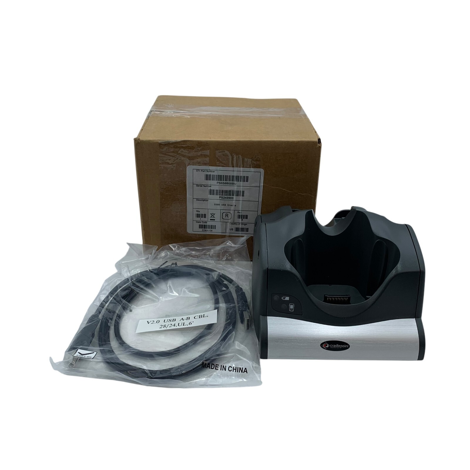 Cradle PS6S8800BU for Symbol 8800 USB TO USB CRADLE, SINGLE SLOT