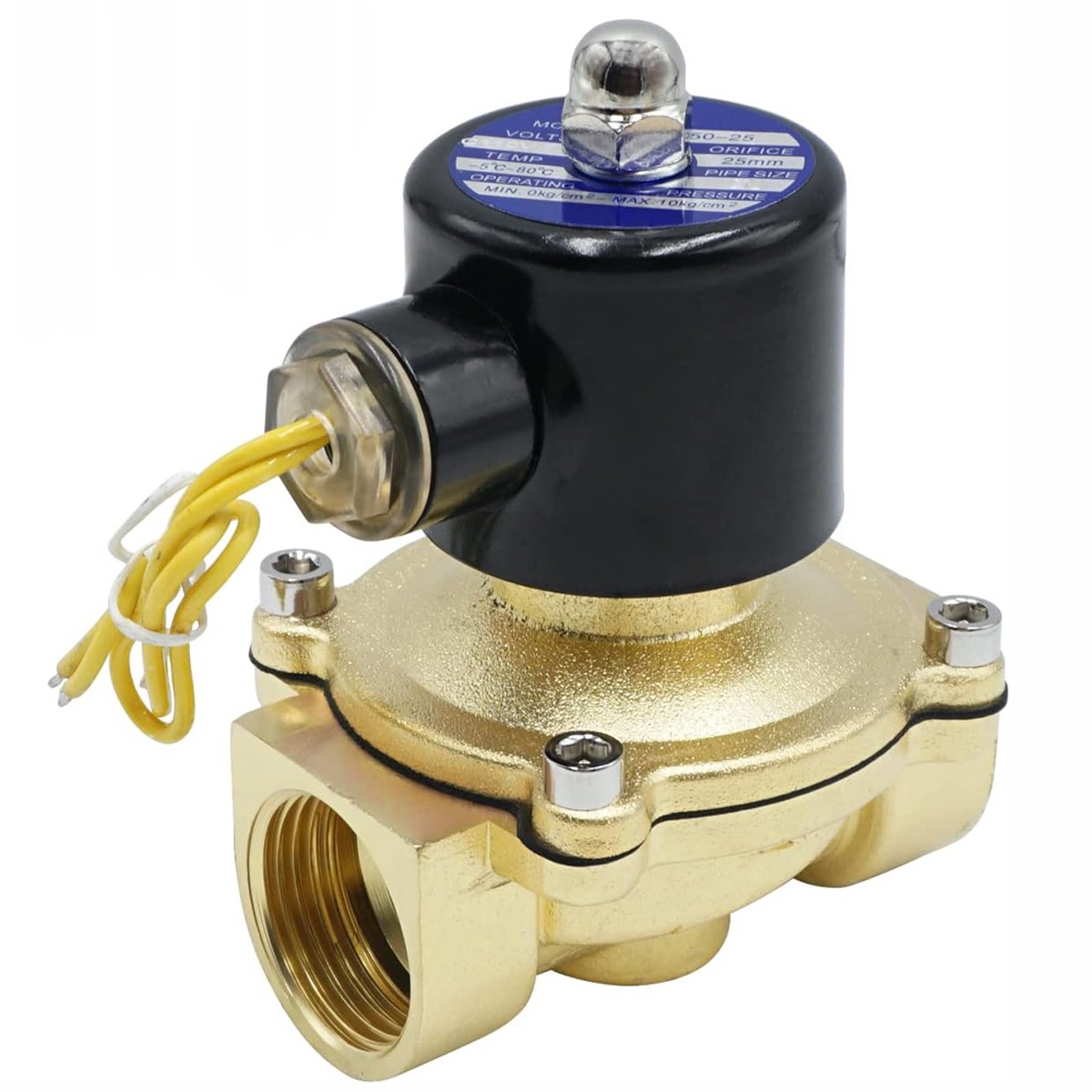 1/2" PT AC 110V Electric Solenoid Valve Brass Water Air Gas 2W-160-15 Industrial