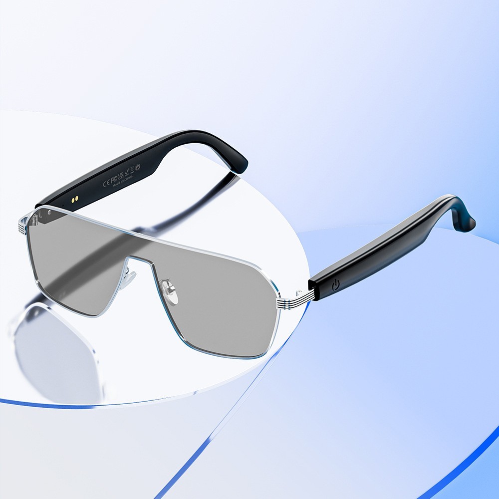AI Translator Smart Glasses Touch Control Open-ear Bluetooth Headset Headphone