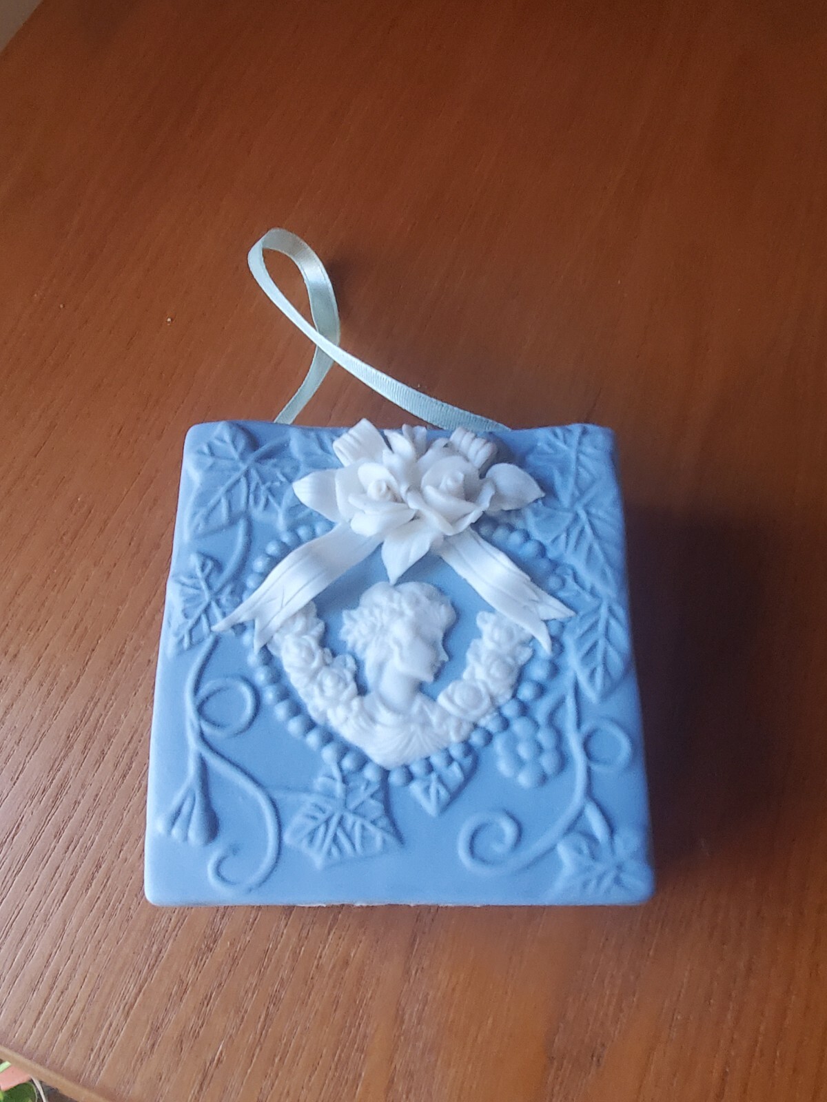 JTS International Jasperware Trinket Box or Holder