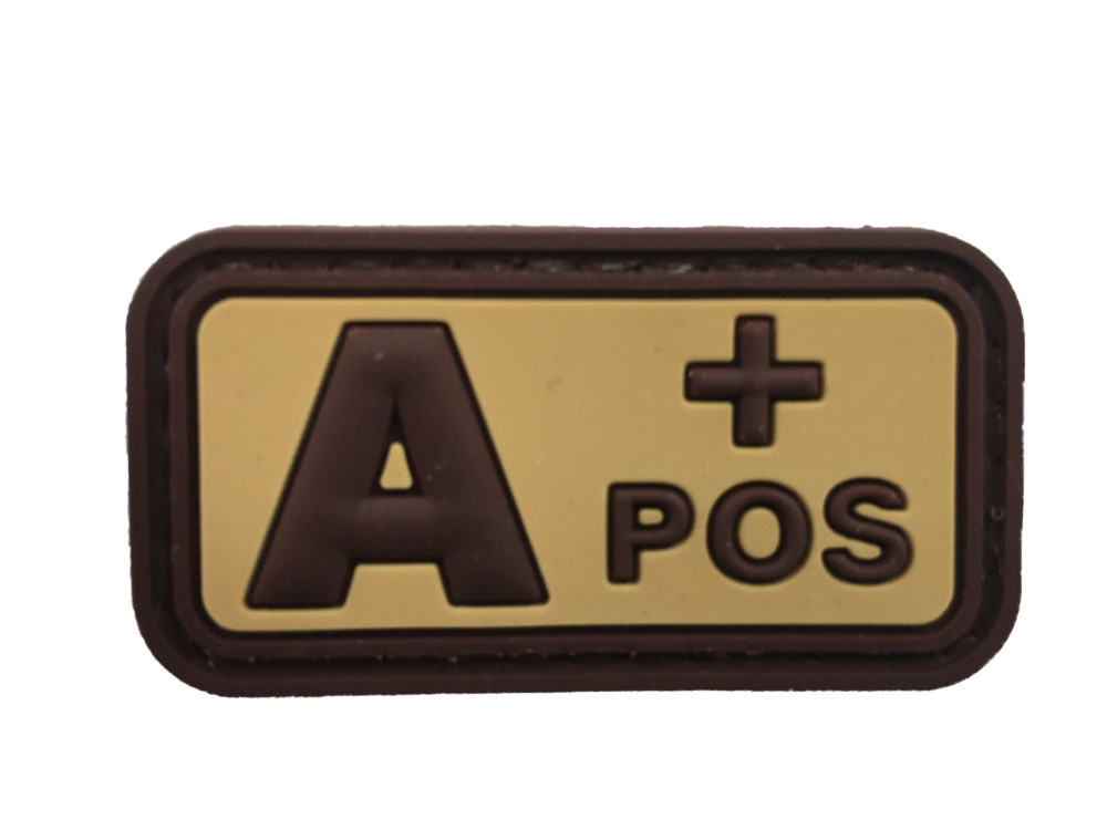 A + Positive Blood Type PVC Patch (Recon SEAL Special Forces Infantry F-35) 548