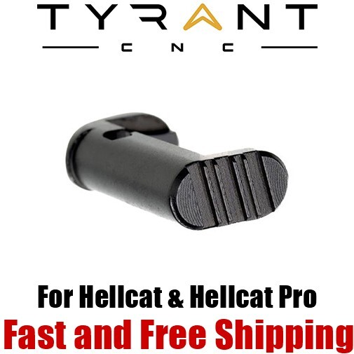 Tyrant CNC Extended Magazine/Mag Release for Springfield HELLCAT/PRO - Black