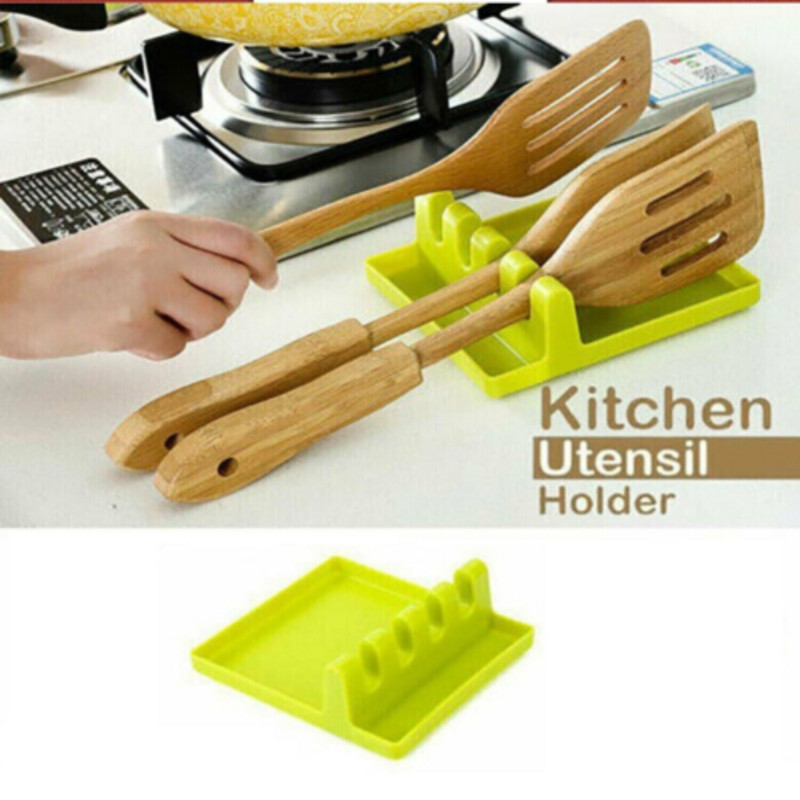 Silicone spoon holders