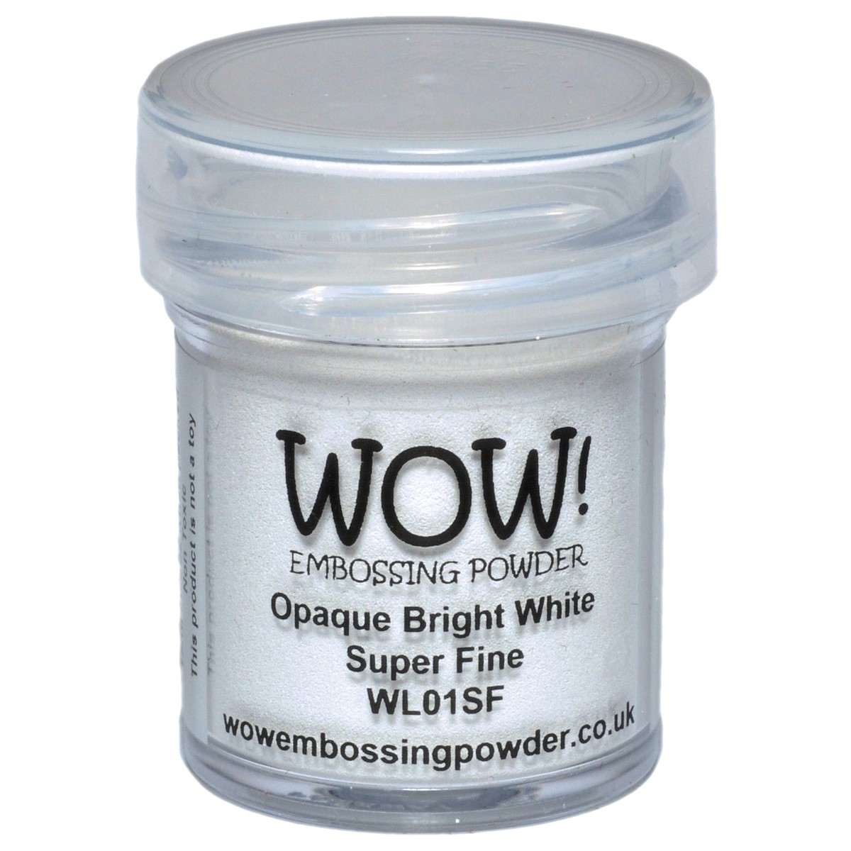WOW! Embossing Powder Super Fine 15ml Opaque Bright White