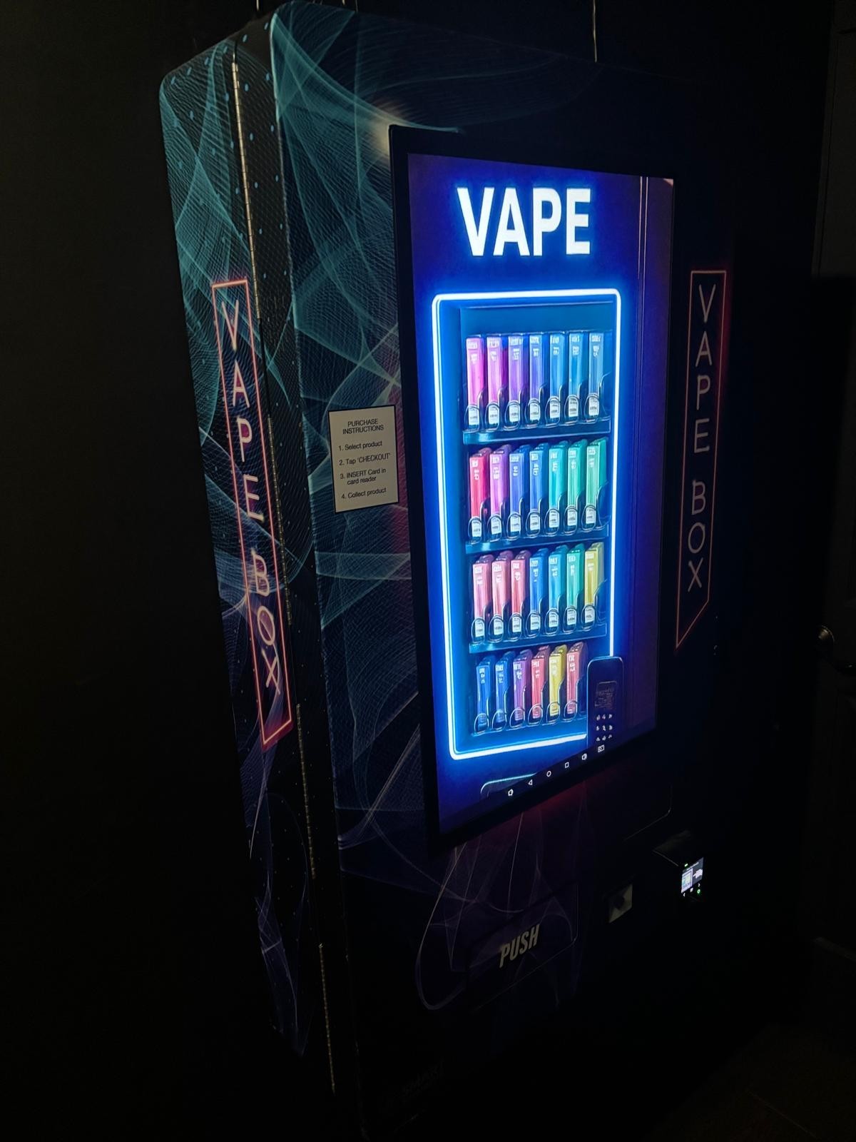vending machines for sale with card reader