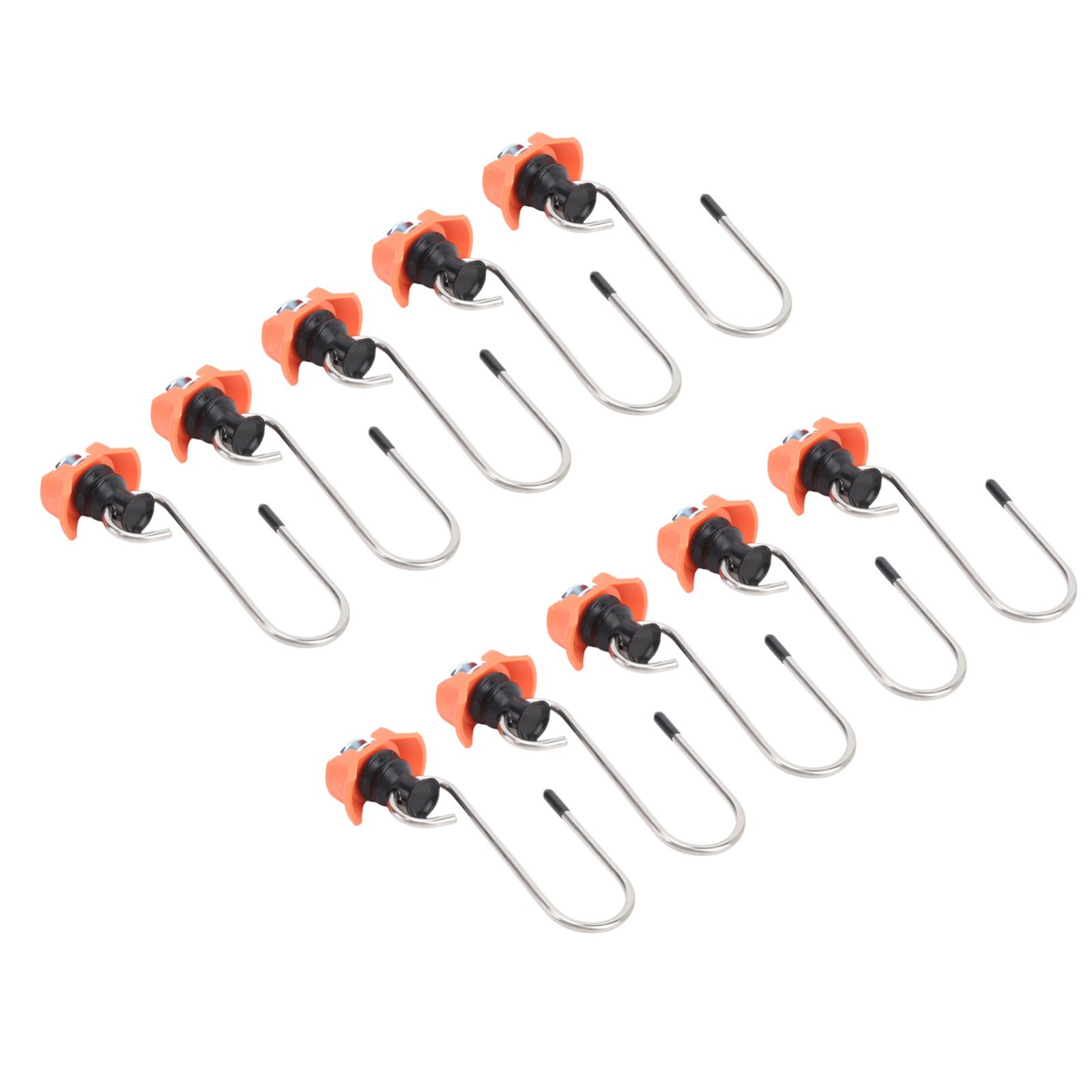 10PCS Single Stud Fitting L Track Tie Down Anchor with Hook for L Track Rails in