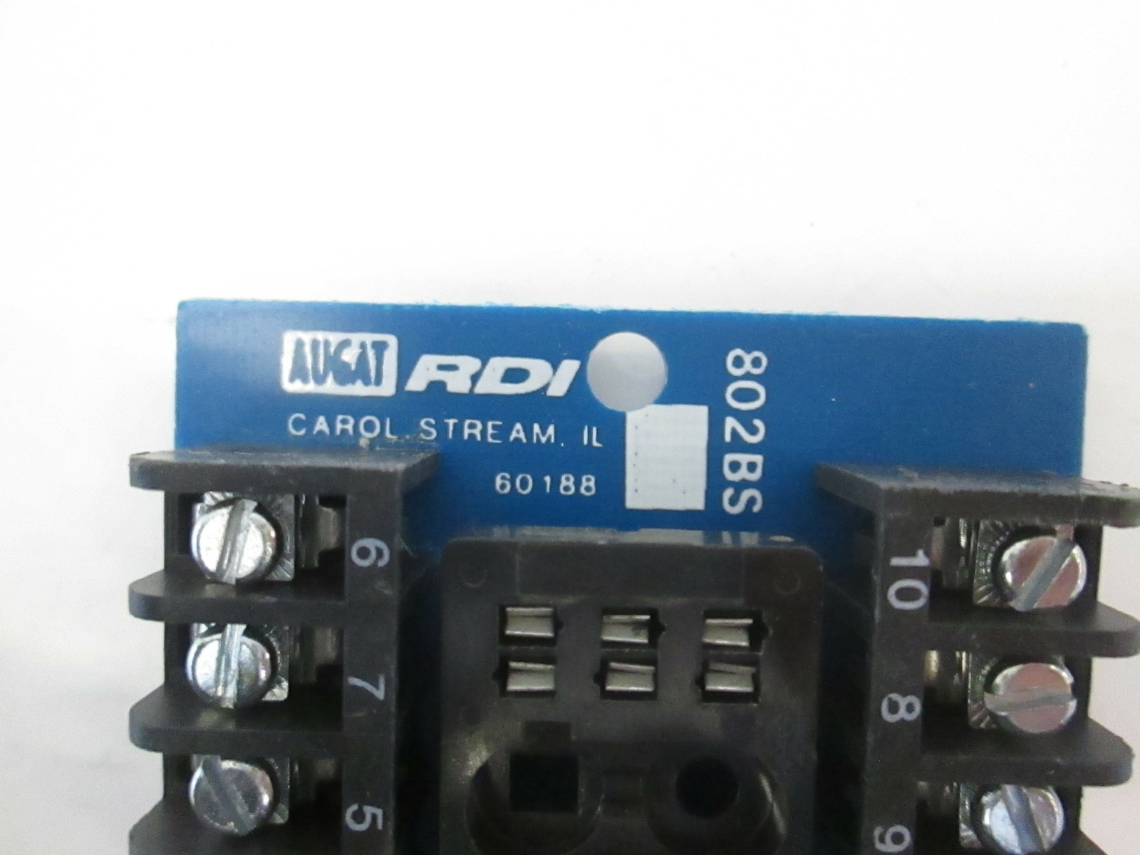 Augat RDI 802BS 10 Position Socket Relay, New