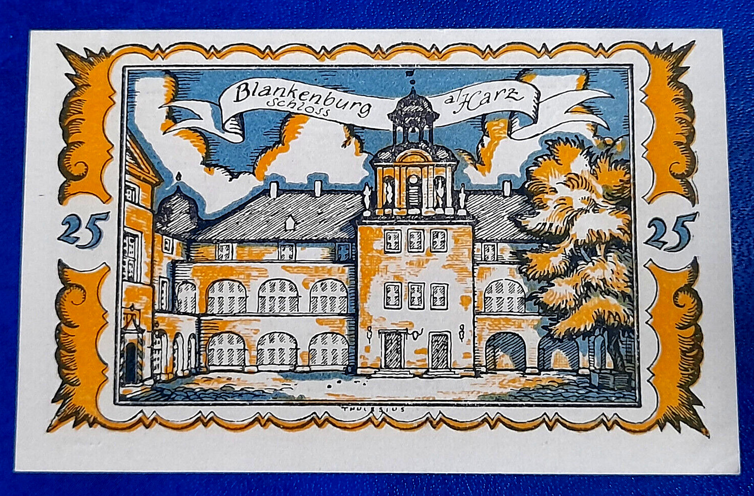 BRAUNSCHWEIG NOTGELD 25 PFENNIG 1921 EMERGENCY MONEY GERMANY BANKNOTE (32157)