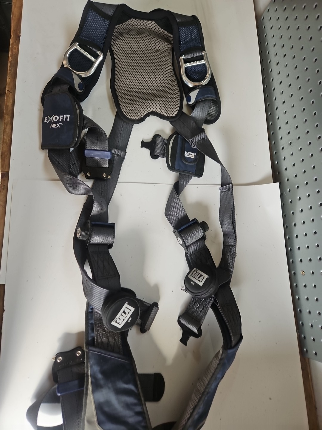 3M DBI-SALA Exofit Vest Safety Harness, Aluminum Back D-Ring  Xl