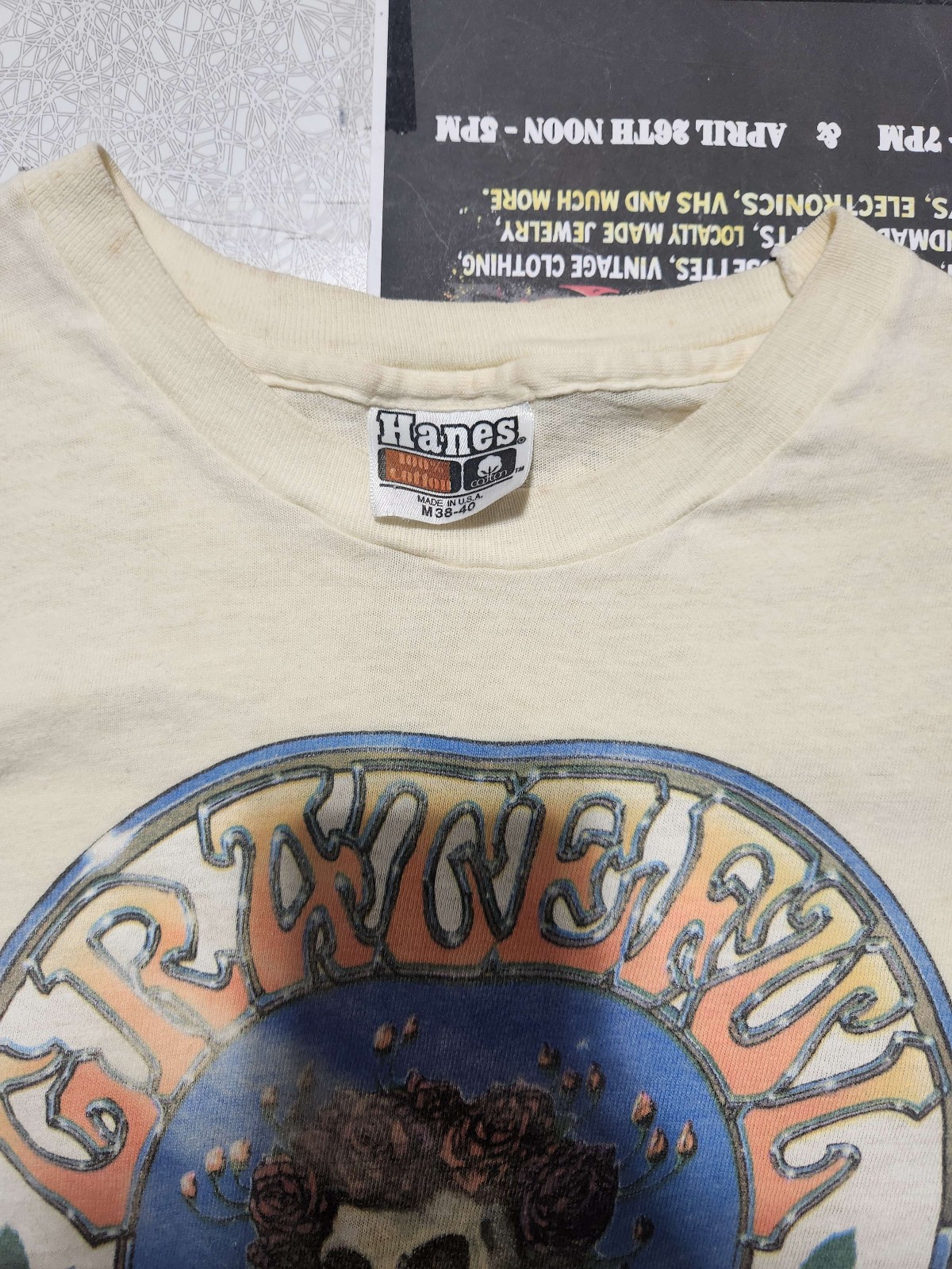 Rare authentic Grateful Dead Blue Rose