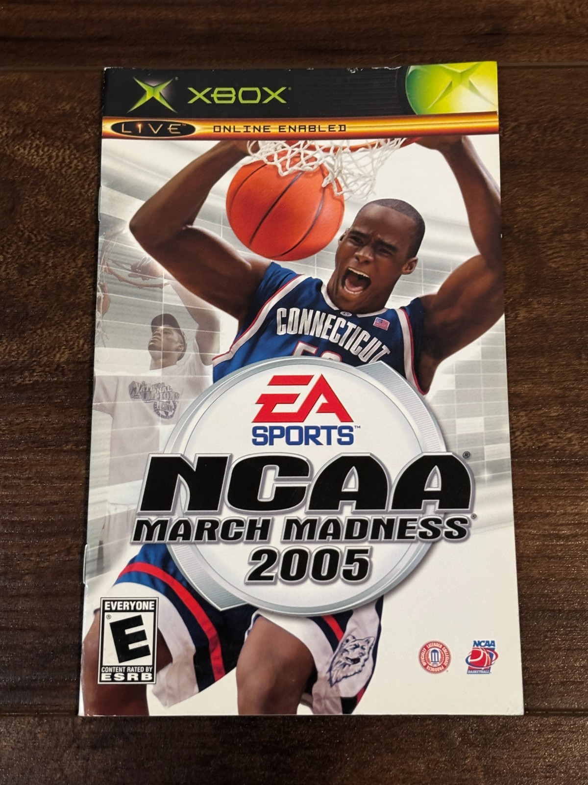 NCAA March Madness 2005 College Basketball 05 XBOX Instruction Manual Only
