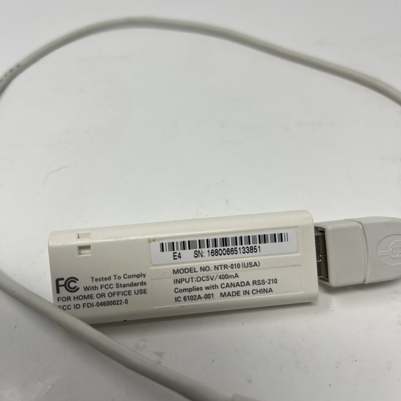Nintendo Powered Buffalo Wii 3DS DS DSi Wi-Fi USB Connector NTR-010 Dongle