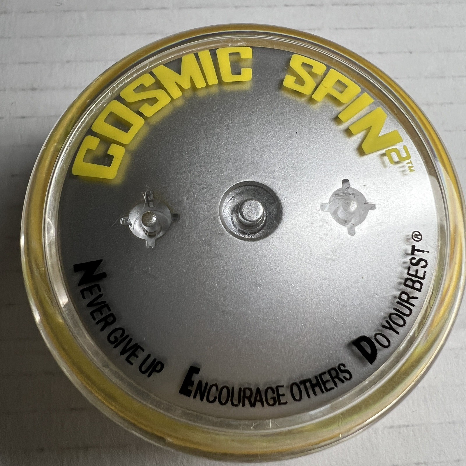 Cosmic Spin² Yo-Yo NED Never Give Up Yellow