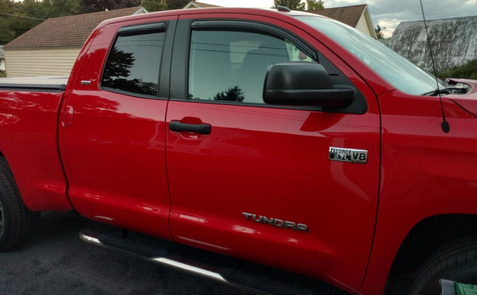 AVS Rain Guards Vent Visors 3M In-Channel for 2007-2021 Toyota Tundra Double Cab