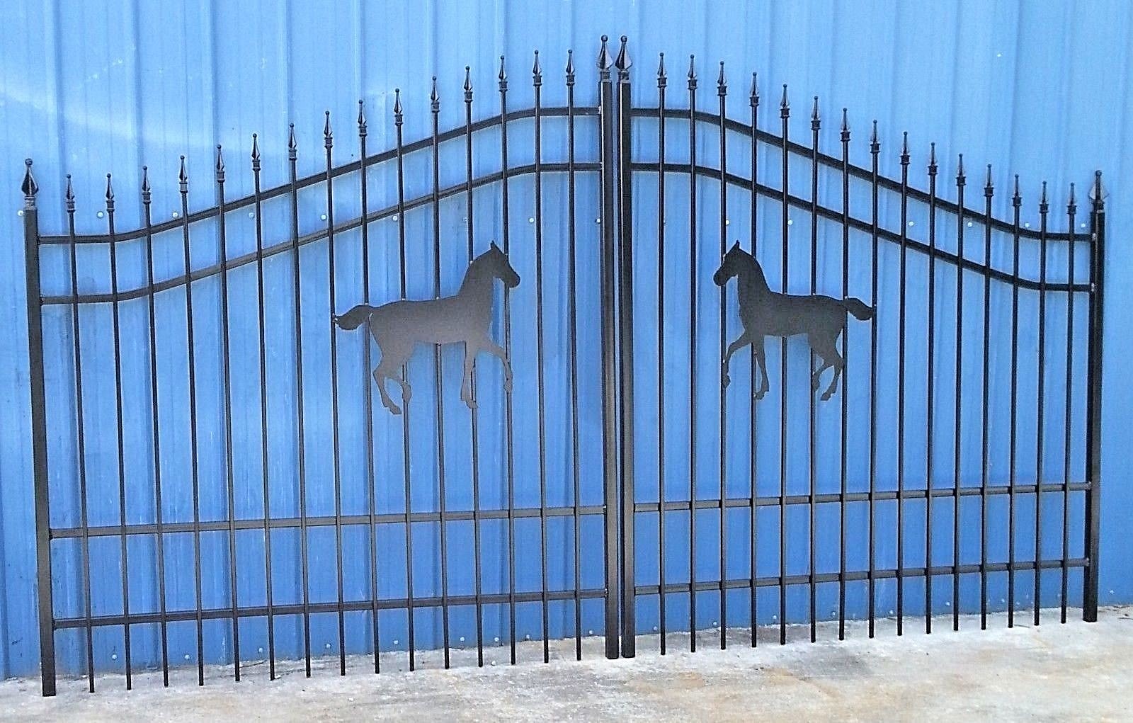 On Sale! #1074 12' WD Driveway Gate Inc The Steel Post Pkg Home Security USA!