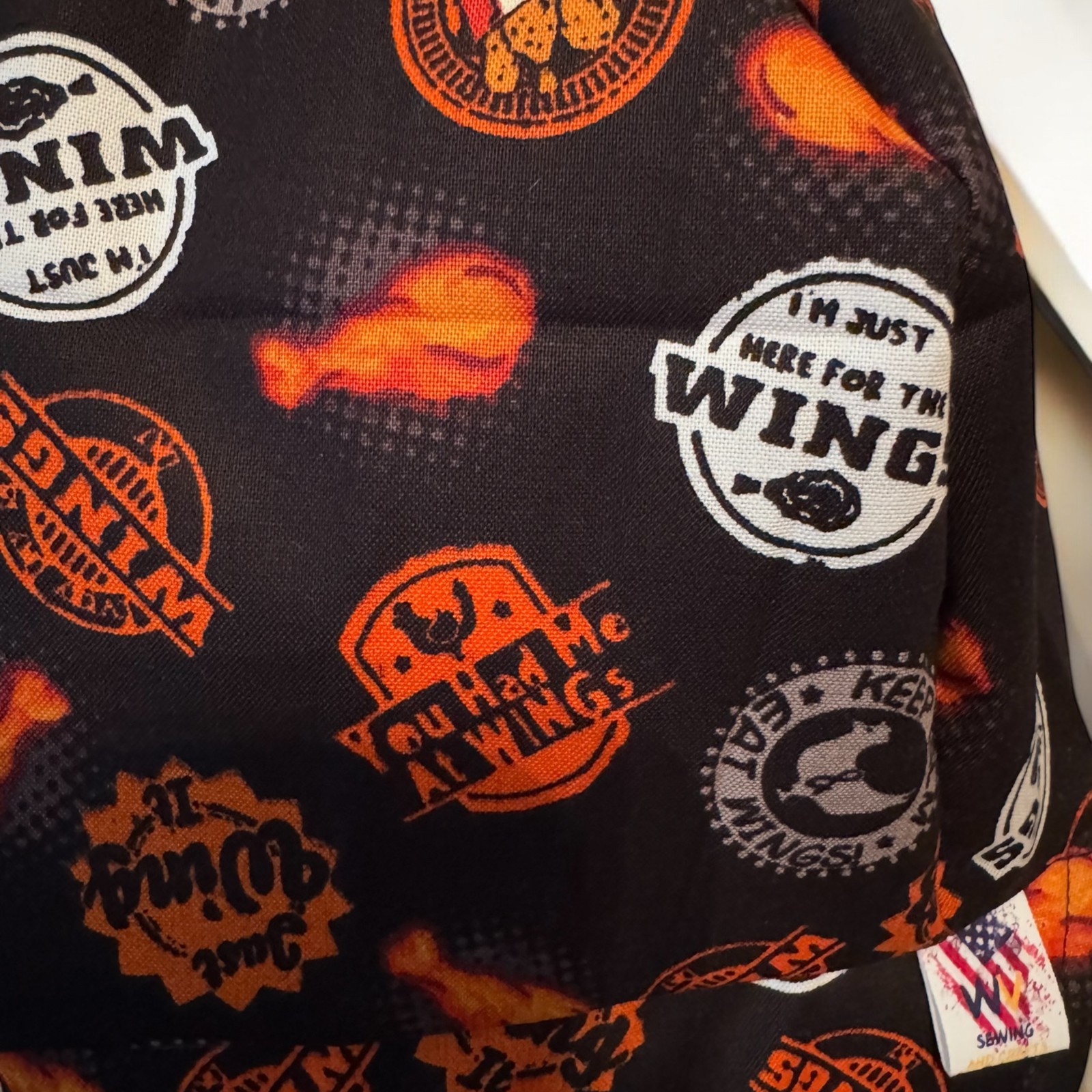 Hot Wings  Handmade 100% Cotton Welding Cap
