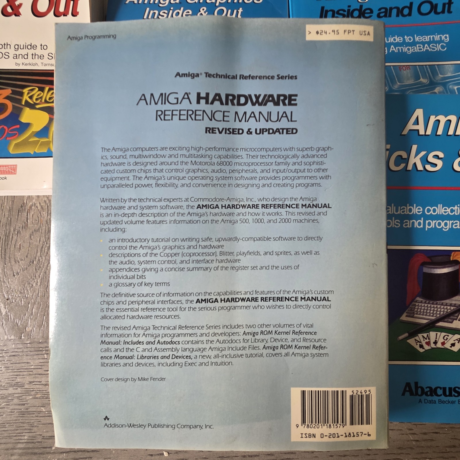 Commodore-Amiga Vintage Amiga ROM Kernel & Hardware Reference Manual Lot Rare