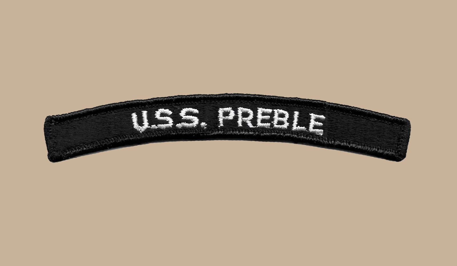 US Navy DDG-88 USS Preble Guided Missile Destroyer UIM Shoulder Rocker Tab (01)