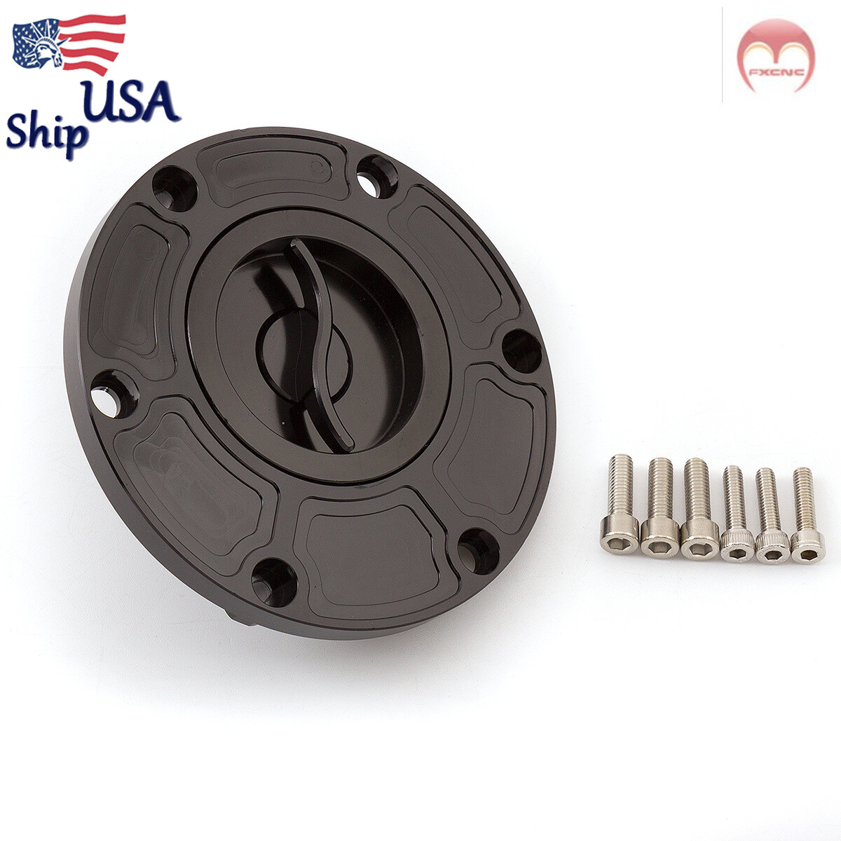 Aluminum CNC Fuel Gas Tank Cap Cover Oil Black New For KTM Adventure 950S 990S/R