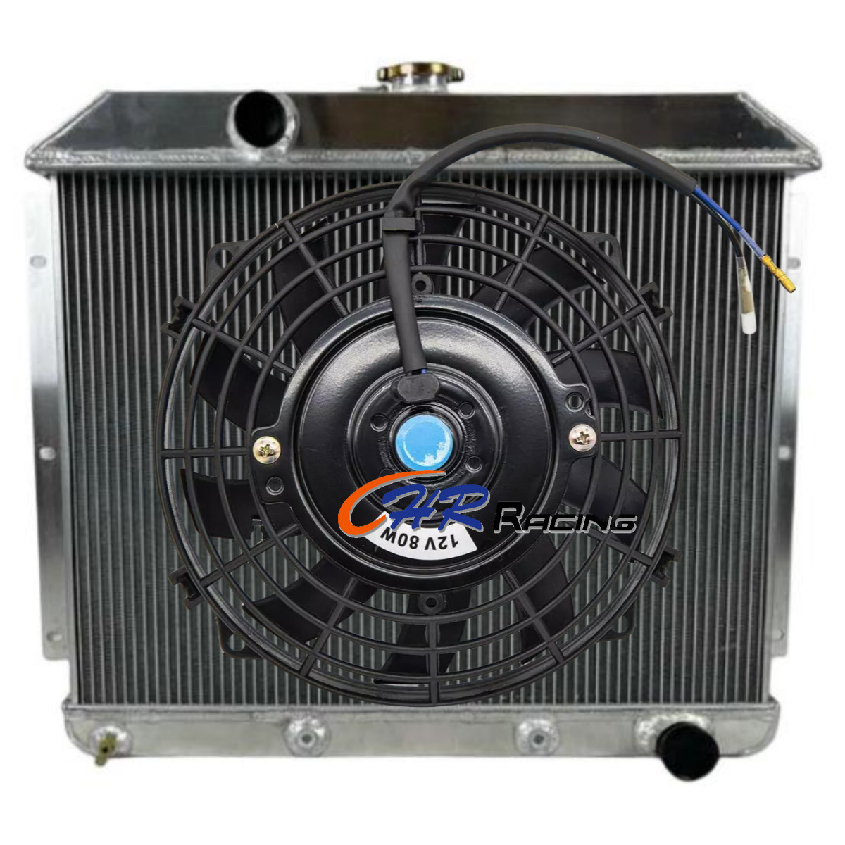 3 Row Aluminium Radiator+Fan for 1949 1950 1951 Mercury Cars w/Chevy engine