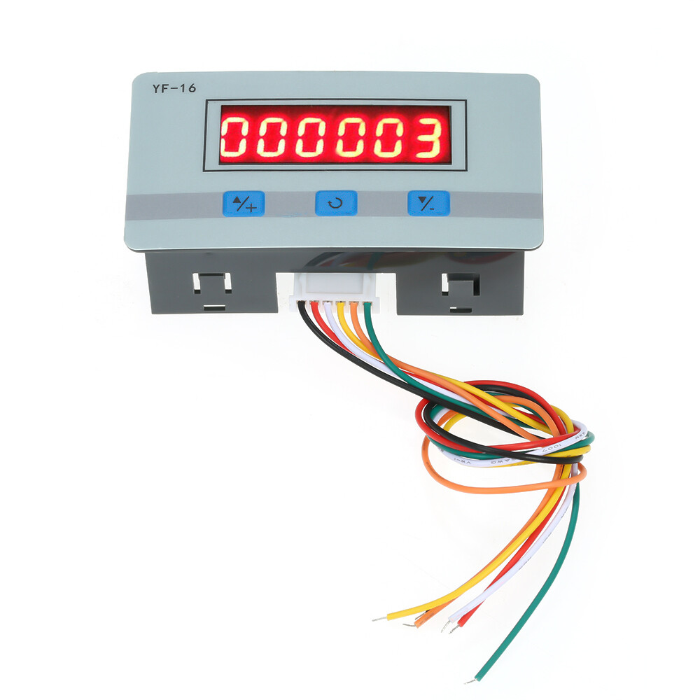 Digital Counter Module Electronic Totalizer with NPN &PNP Signal Interface E2E7