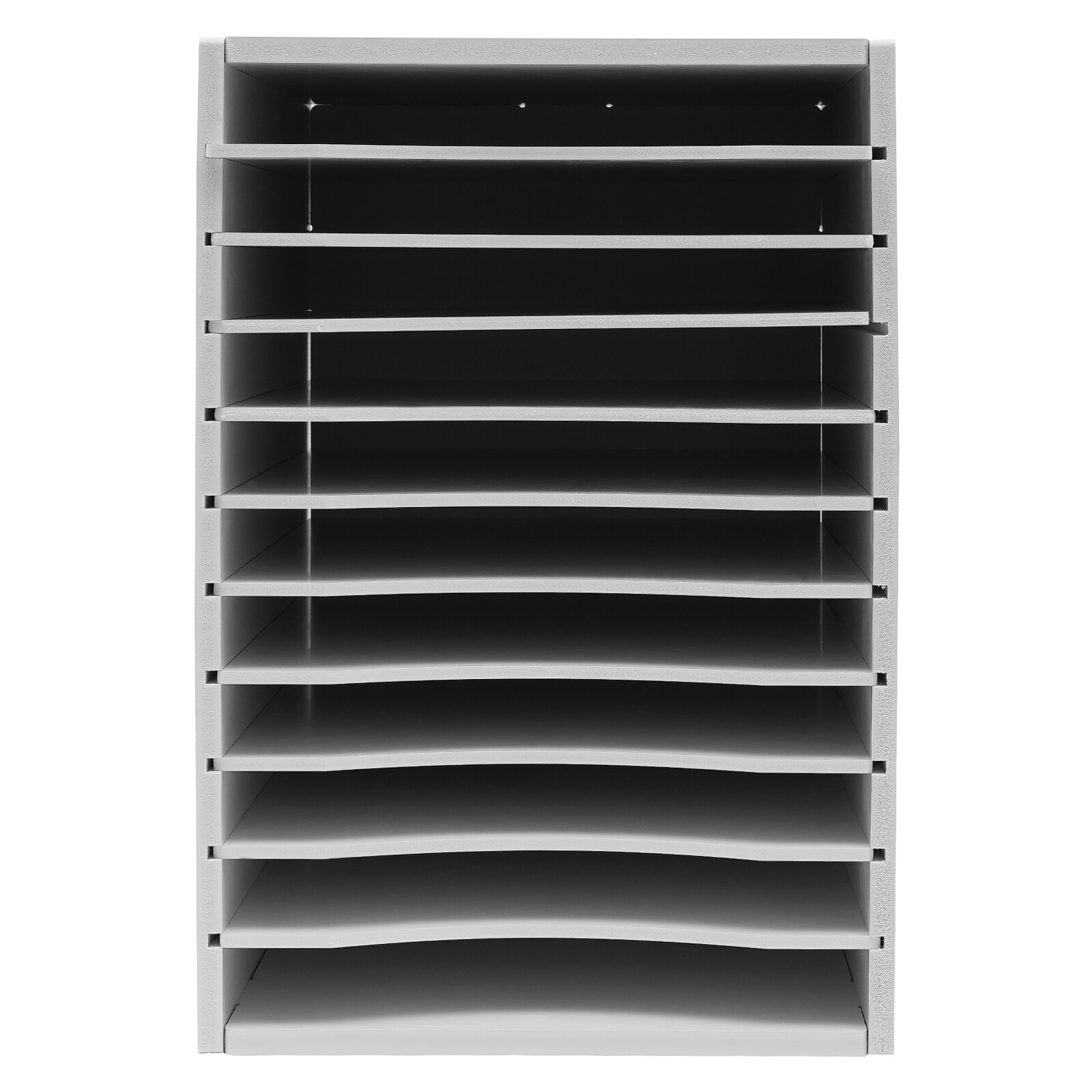 Document Organizer Vertical Desktop Sorter 11 Compartments Paper Storage Holder