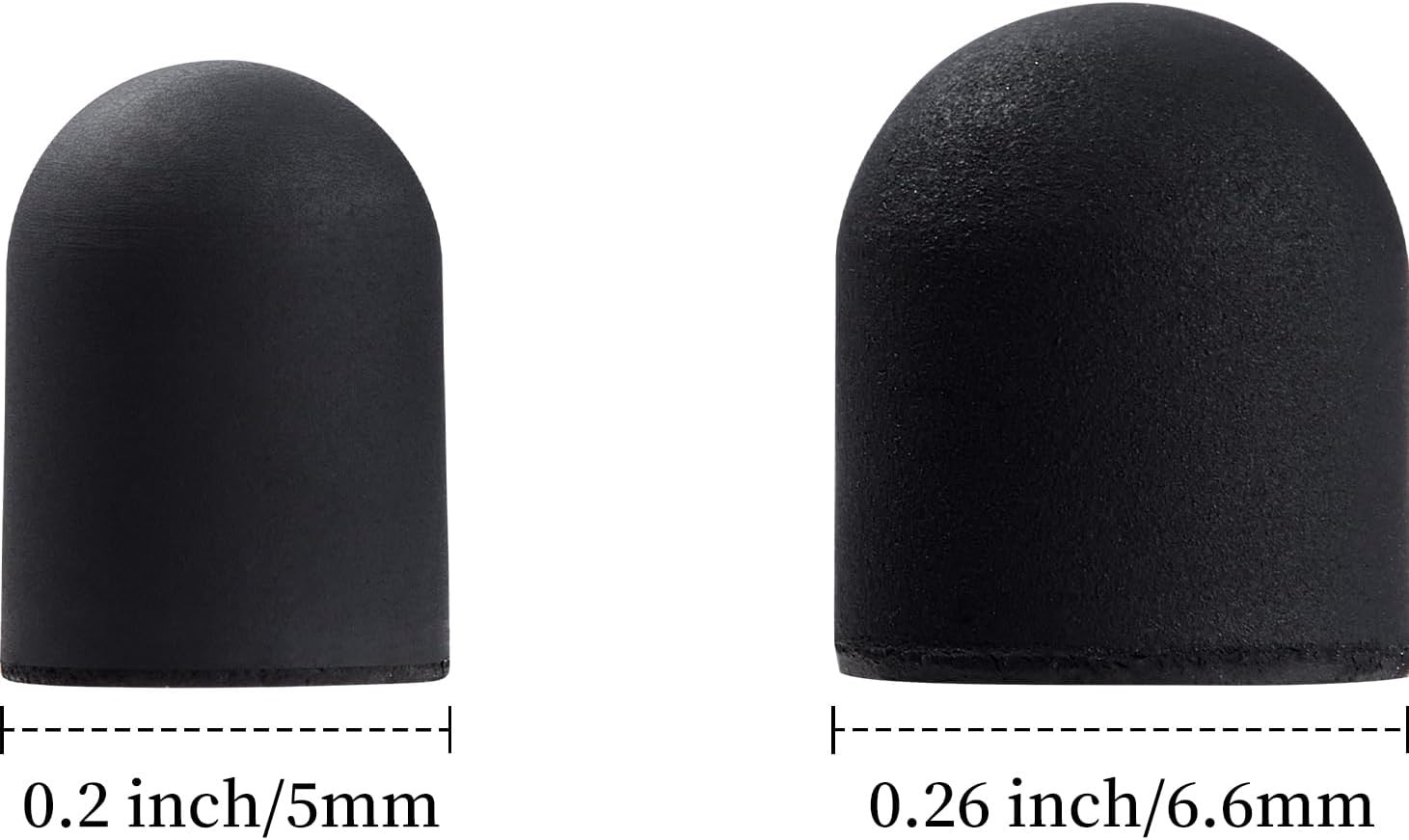40 Pack Universal Stylus Pen Replacement Rubber Tips High Precision No Scratch