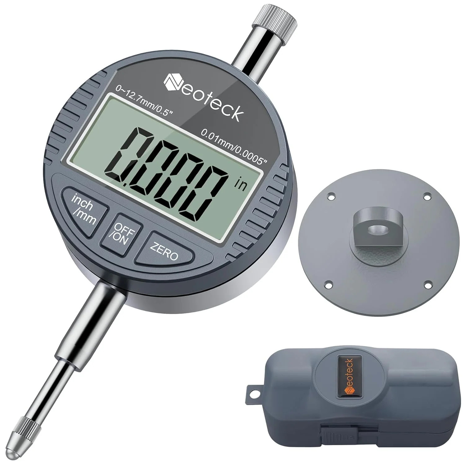 DTI Digital Dial Indicator 0.01mm/0.0005 inch Digital Probe Indicator Di
