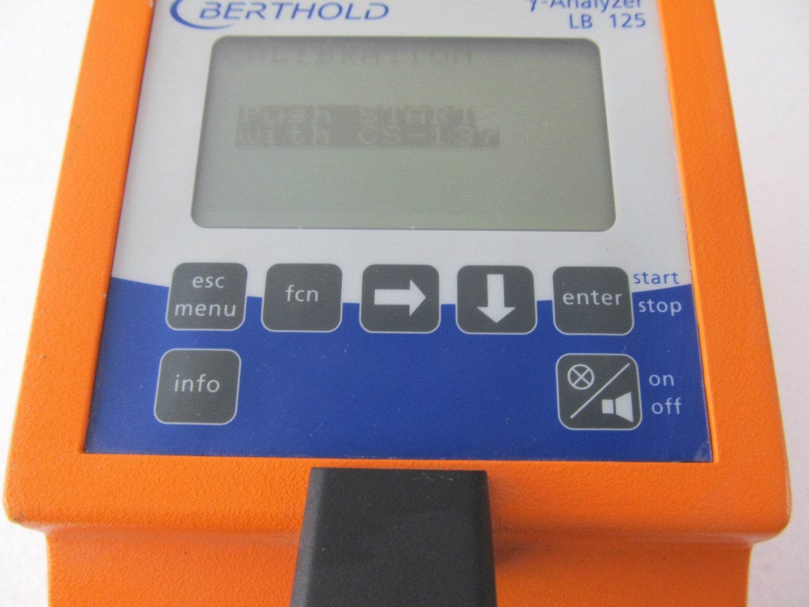 Berthold LB 125 Scint Detector Radiation Meter Gamma