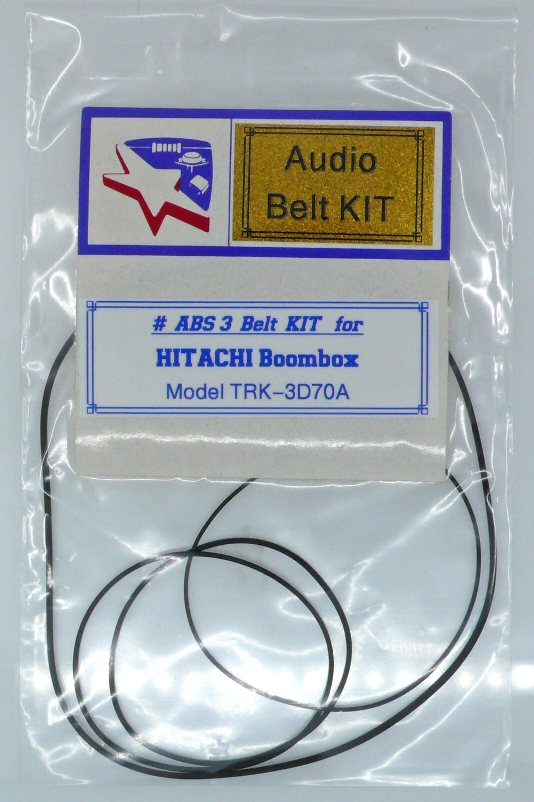 Belt KIT for HITACHI 'Boombox' Model TRK-3D70AU
