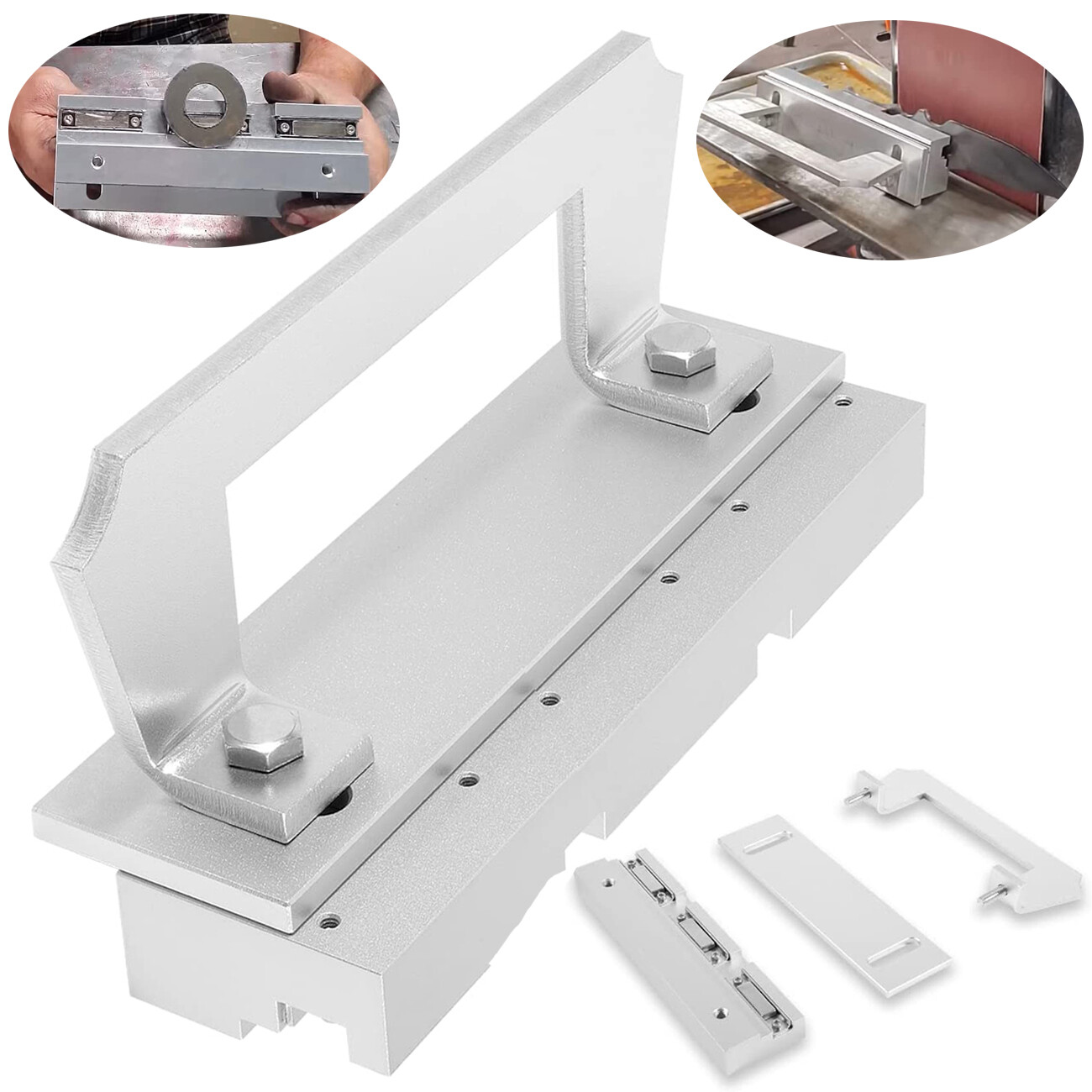 Magnetic Bevel Jig for Grinding & Sharpening Metal Knife Making Welders Sliver