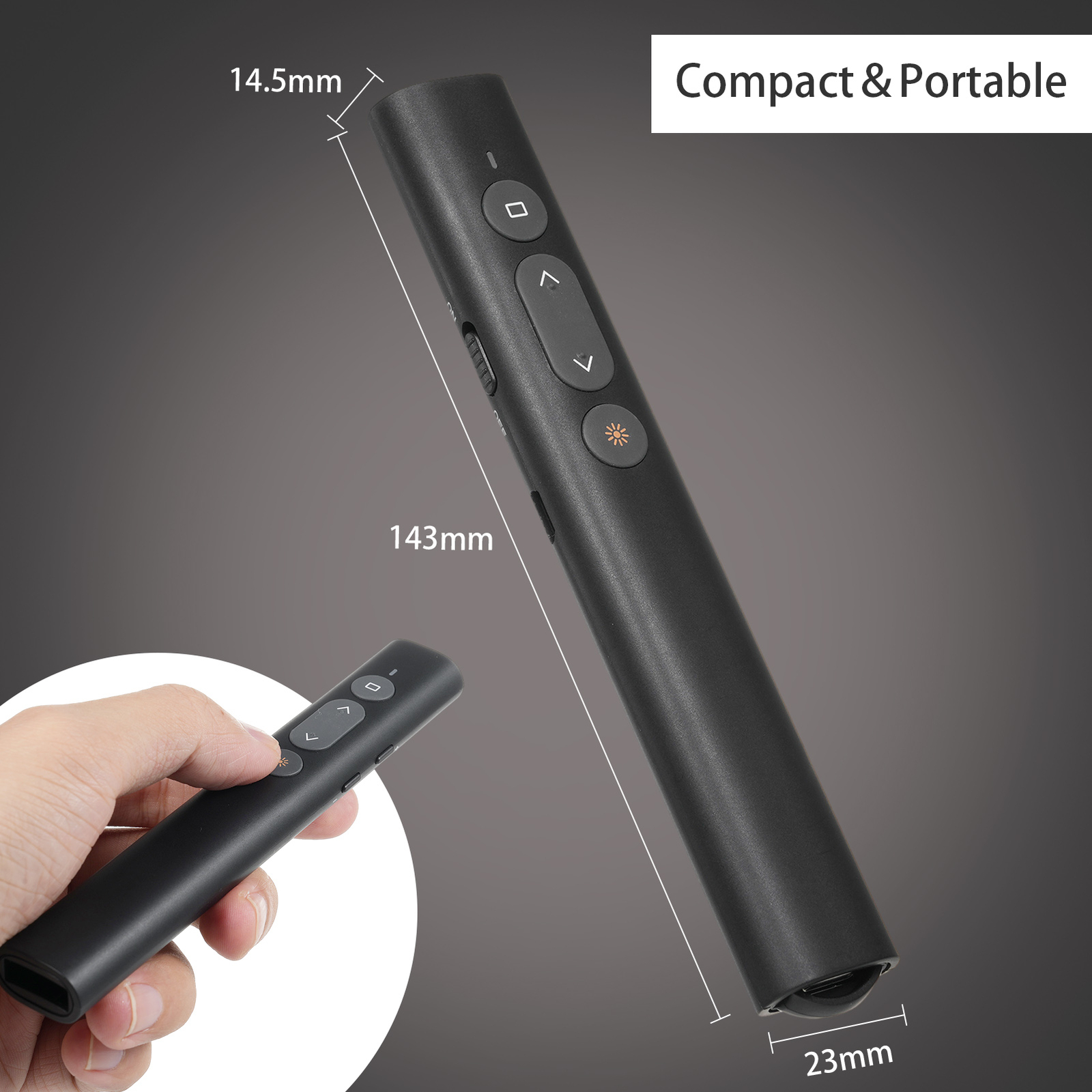 Bisofice Presentation Pointer for PowerPoint PPT Clicker with N4U7