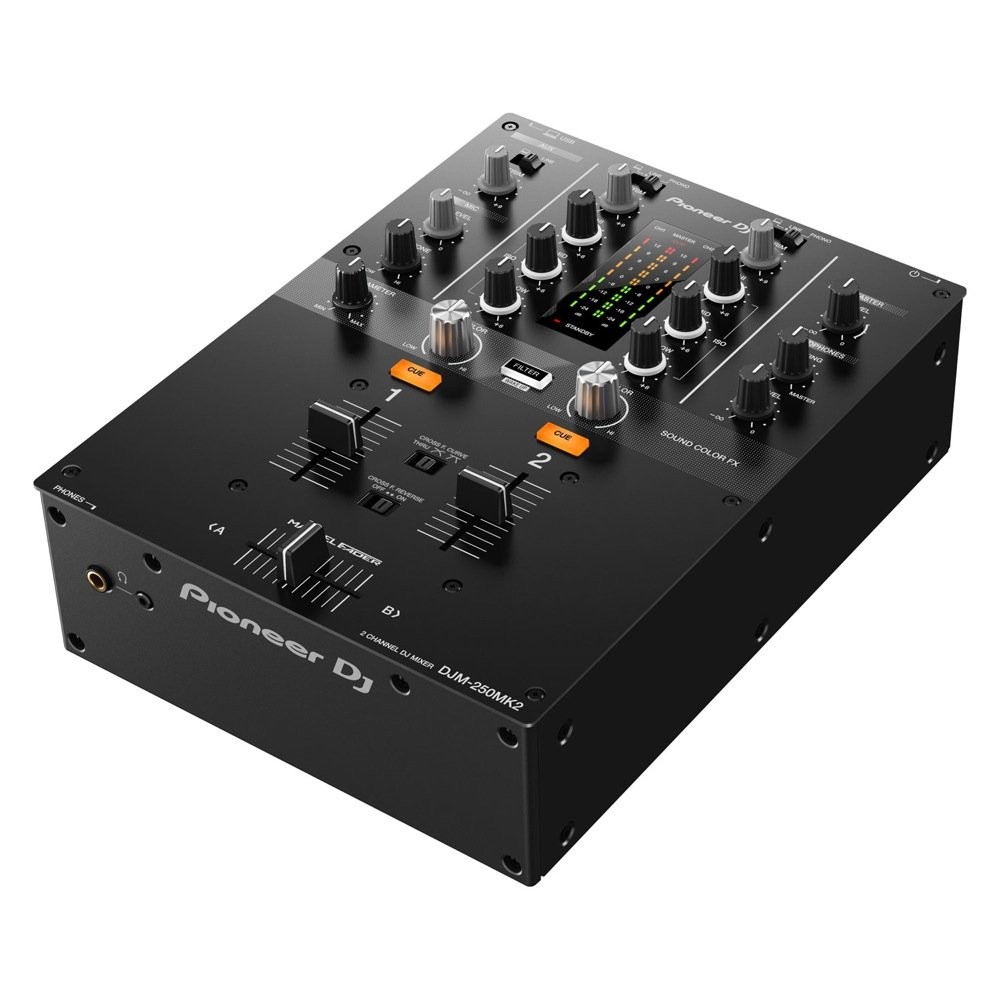 Pioneer DJ DJM-250MK2 2-Channel DJ Mixer with USB Audio Interface Mint