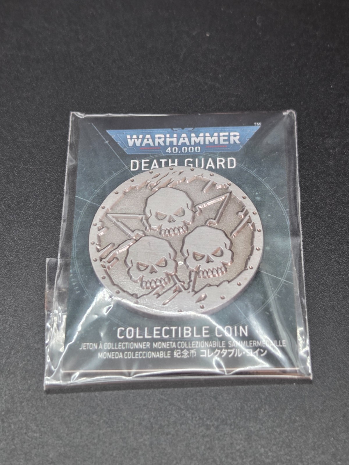 Warhammer 40k Collectible Coin Death Guard New in Packet