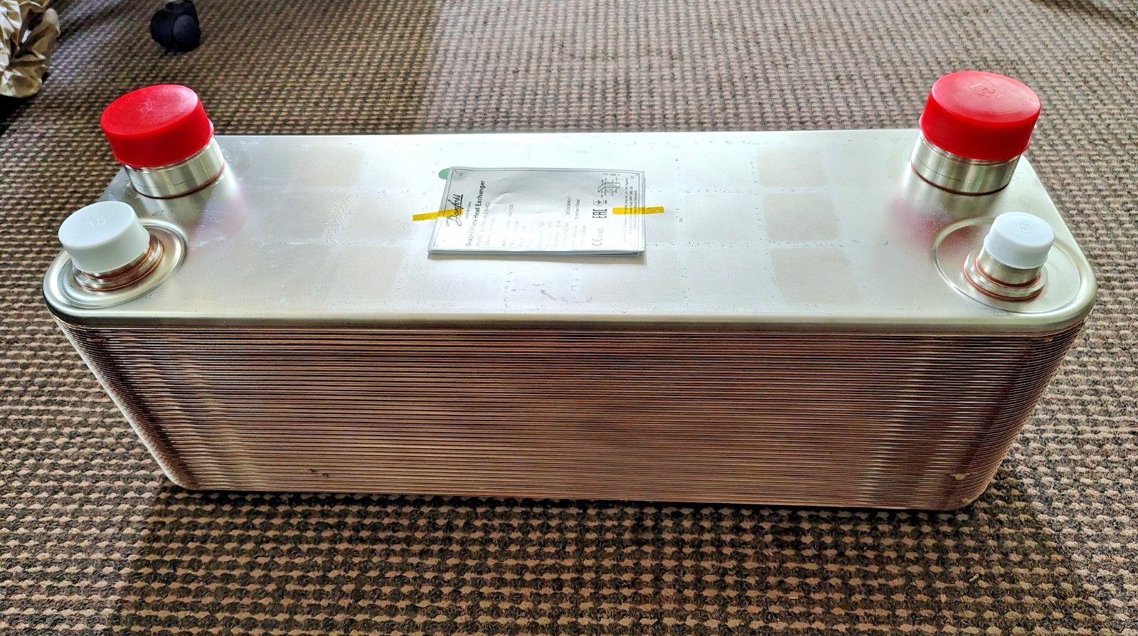 021B6322  Danfoss Brazed Plate Heat Exchanger BPHE B3-095-74-3.0-HQ