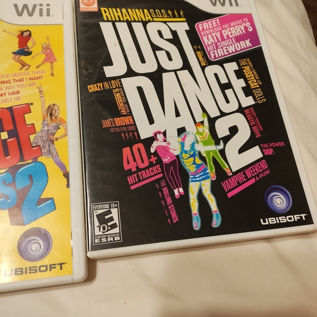 Nintendo Wii Game Console Bundle With Controllers And Games, No Power Cord