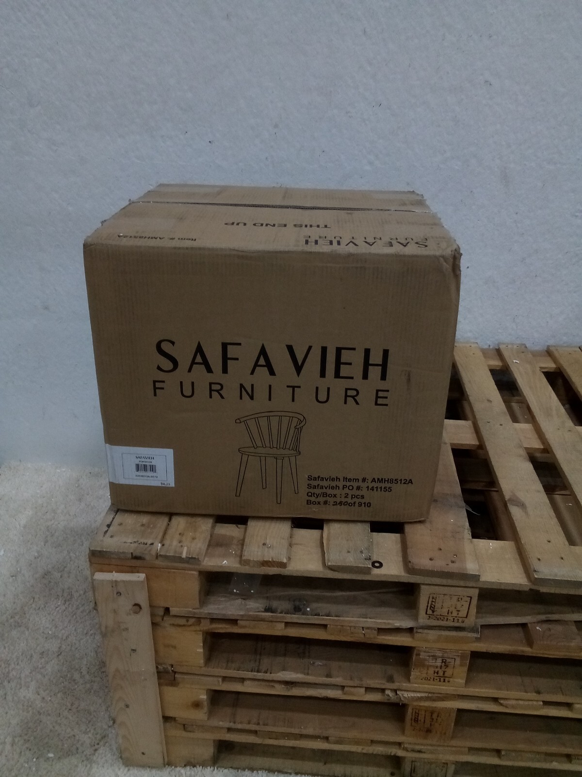 Safavieh Curved Spindle Side Chair, Reduced Price 2172721280 AMH8512A