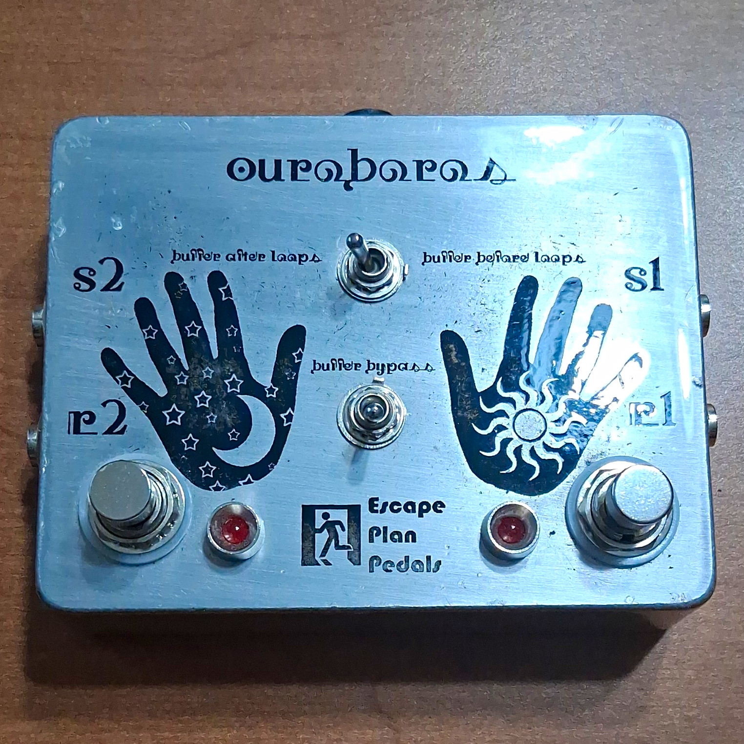 Escape Plan Pedals Ouroboros Analog Looper Effects Pedal for Guitar & Bass